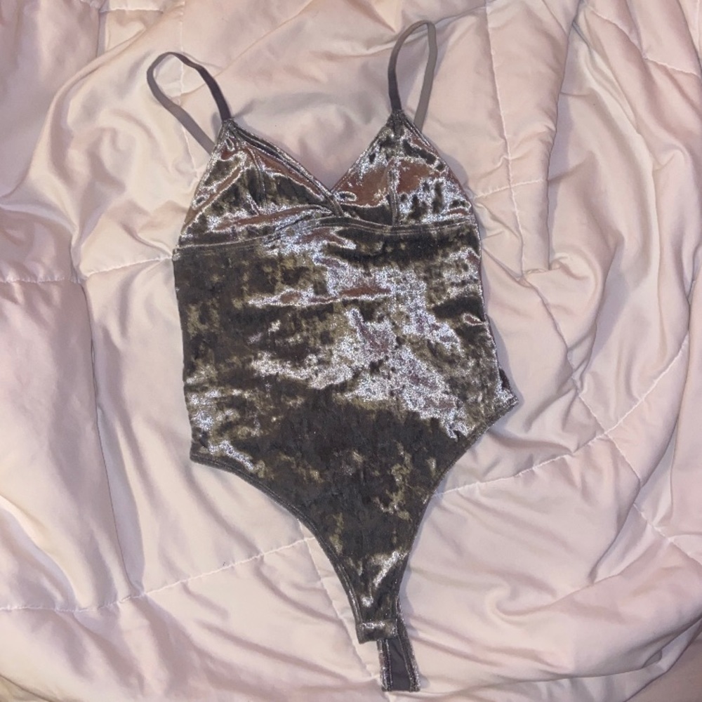 Velvet bodysuit